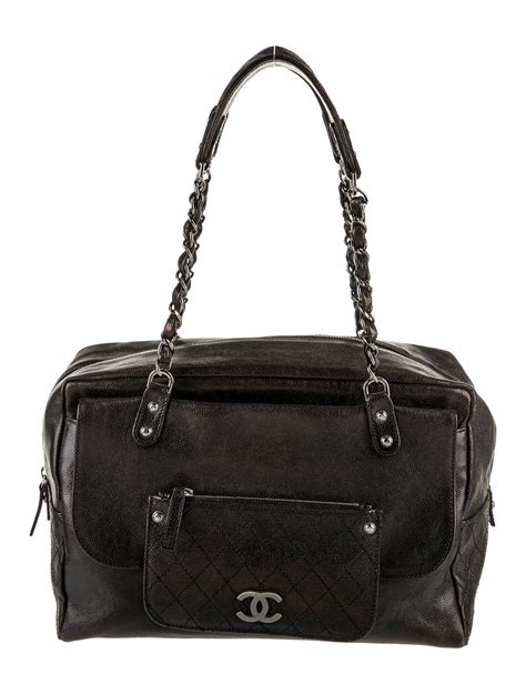 chanel city in the pocket black|Chanel Pocket in the City Tote .